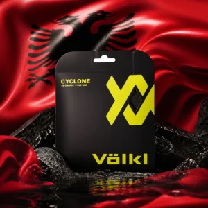 cardio tennis clinics in 33321 — the Volkl Cyclone 19g Tennis String Set combined with the national flag of Albania