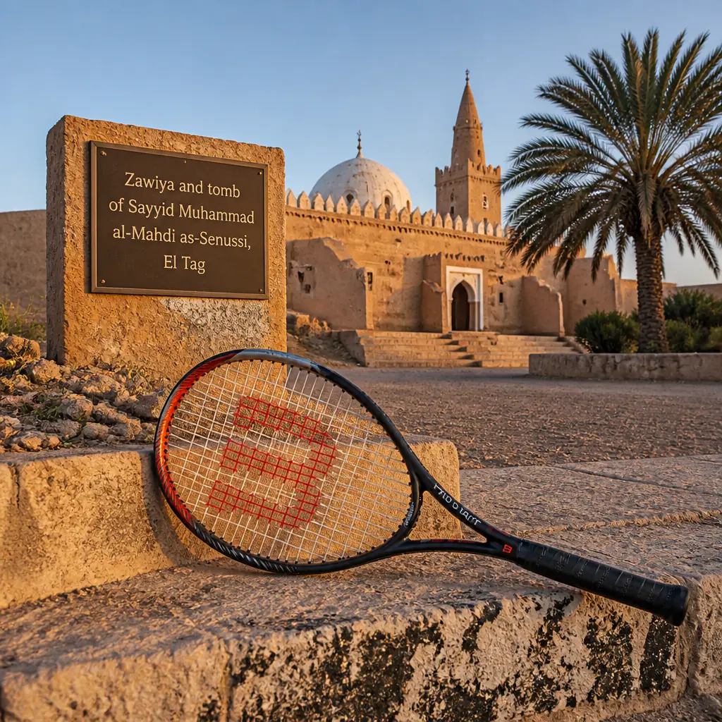 cardio tennis clinics in 33332 — Zawiya and tomb of Sayyid Muhammad al-Mahdi as-Senussi, El Tag in Al Jawf, A modest stone and mud-brick religious compound on a low rise above the Kufra oasis basin a few kilometres from Al-Jawf, comprising a walled zawiya and an adjoining mosque with nothing else around it