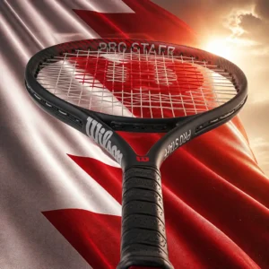 cardio tennis clinics in 33334 — the Wilson Pro Staff Precision 23 Junior Tennis Racquet combined with the national flag of Bahrain