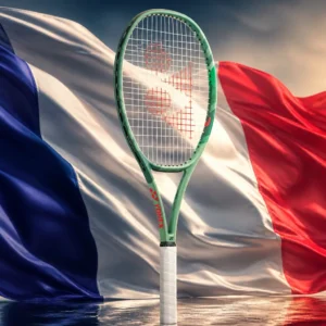 cardio tennis clinics Lauderdale Manors — the Yonex Percept 97L 290 Tennis Racquet combined with the national flag of France