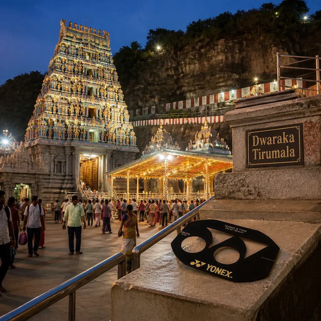 cardio tennis clinics Lazy Lake — Dwaraka Tirumala in Eluru, A hill temple carved into and built onto the side of Seshadri hill, entered beneath a five-storey gopuram tower stepped and covered in painted figures, about forty kilometres from Eluru amid low wooded hills