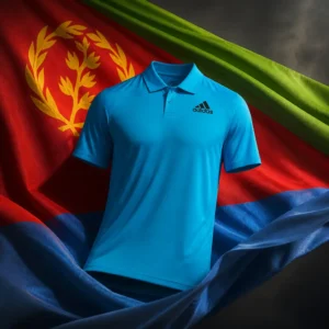 cardio tennis clinics near Fort Lauderdale beach — adidas Men's Club Polo with the national flag of Asmara Eritrea