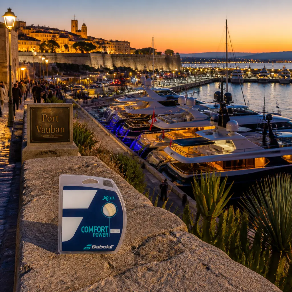 cardio tennis clinics South Florida — Babolat Xcel 16g Tennis String Set at Port Vauban in Antibes, France