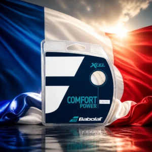 cardio tennis clinics South Florida — Babolat Xcel 16g Tennis String Set with the national flag of Baikonur Kazakhstan
