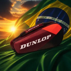 cardio tennis clinics Tarpon River — the Dunlop CX Club Tennis Bag (3 Racquet) combined with the national flag of Brazil