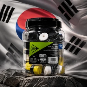 cardio tennis Coral Ridge — the Dunlop Gecko-Tac Tennis Replacement Grip 60-Pack combined with the national flag of South Korea