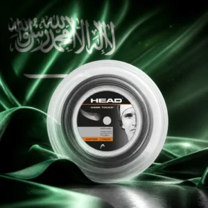 cardio tennis for anxiety relief Broward County — the Head Hawk Touch 18g Tennis String Reel combined with the national flag of Saudi Arabia