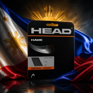 cardio tennis for anxiety relief near me — the Head Hawk 17g Tennis String Set combined with the national flag of Philippines