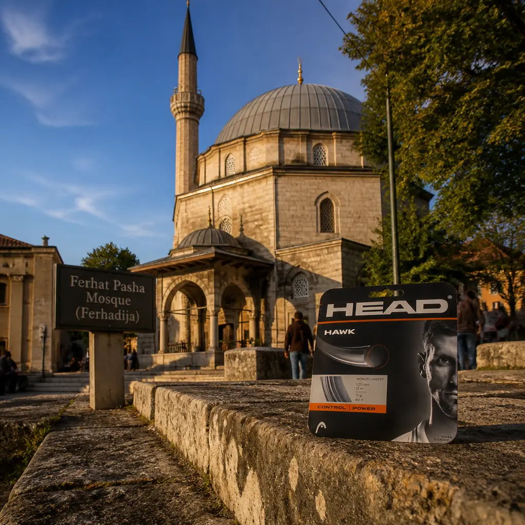 cardio tennis for anxiety relief South Florida — Ferhat Pasha Mosque (Ferhadija) in Banja Luka, Ottoman mosque of pale stone with a single minaret and lead-covered dome in central Banja Luka, rebuilt from its original stones