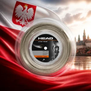 cardio tennis for mood — the Head Lynx Tour 17g Tennis String Reel combined with the national flag of Poland