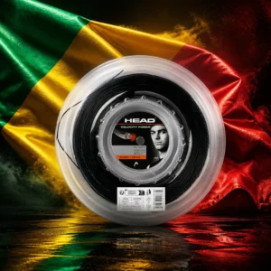 cardio tennis Fort Lauderdale Beach — the Head Velocity Power 16g Tennis String Reel combined with the national flag of Republic of the Congo