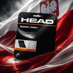 cardio tennis in 33009 — the Head Sonic Pro 16g Tennis String Set combined with the national flag of Poland