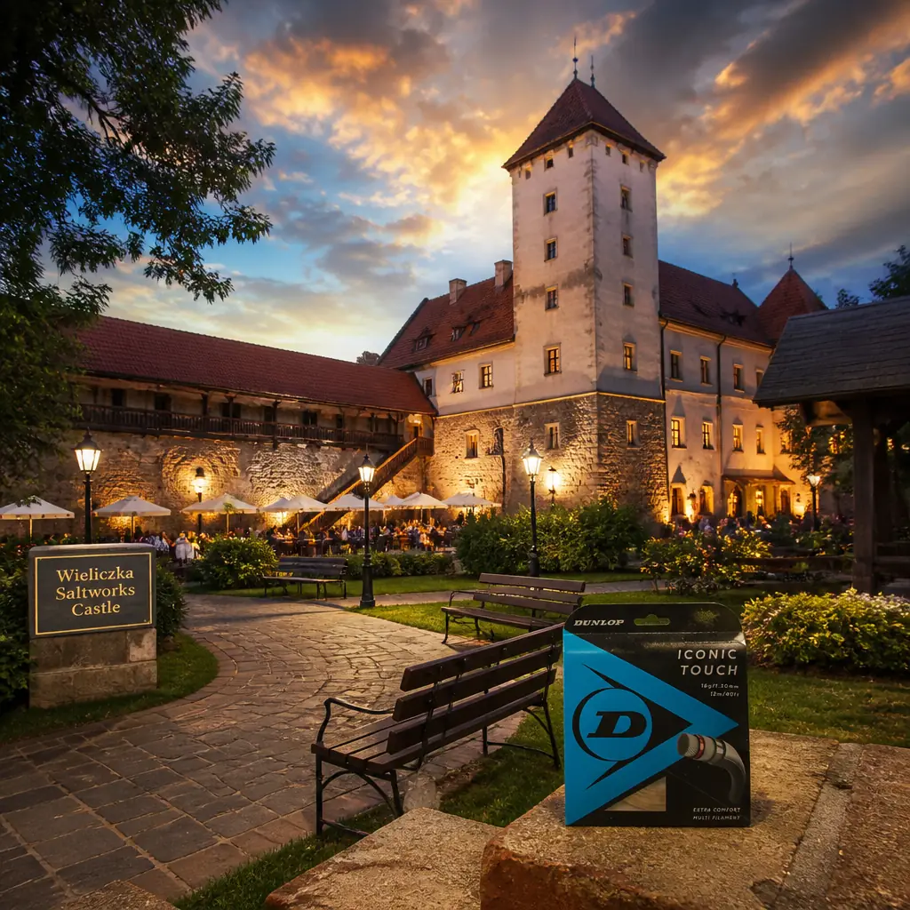 cardio tennis in 33314 — Wieliczka Saltworks Castle in Wieliczka, A walled complex of medieval and Renaissance buildings with a square central tower and steep roofs, standing above ground near the mine shafts in the middle of Wieliczka