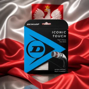 cardio tennis in 33314 — the Dunlop Iconic Touch 16g Tennis String Set combined with the national flag of Poland