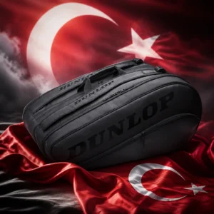 cardio tennis in 33317 — the Dunlop Sports Team Tennis Bag (12 Racquet) combined with the national flag of Turkey