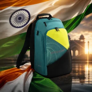 cardio tennis in 33323 — the Dunlop SX Performance Tennis Backpack combined with the national flag of India