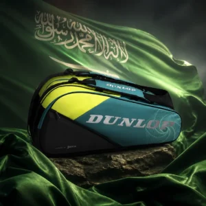 cardio tennis in 33324 — the Dunlop SX Performance Tennis Bag (12 Racquet) combined with the national flag of Saudi Arabia