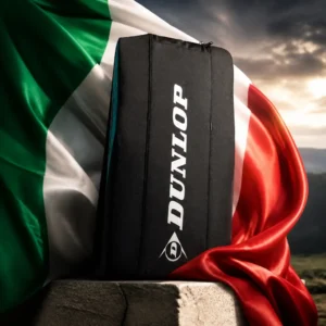 cardio tennis in 33325 — the Dunlop SX Performance Tennis Bag (3 Racquet) combined with the national flag of Italy