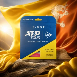 cardio tennis in 33328 — the Dunlop Synthetic Gut 16g Tennis Strings Set combined with the national flag of Bhutan