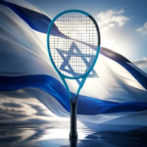 cardio tennis in 33388 — the Head Boom 25 Junior Tennis Racquet combined with the national flag of Israel