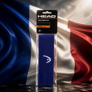 cardio tennis instruction — the Head Logo Headband combined with the national flag of France
