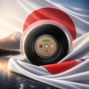 cardio tennis lessons Colee Hammock — the Luxilon Eco Spin Tennis String Reel combined with the national flag of Japan