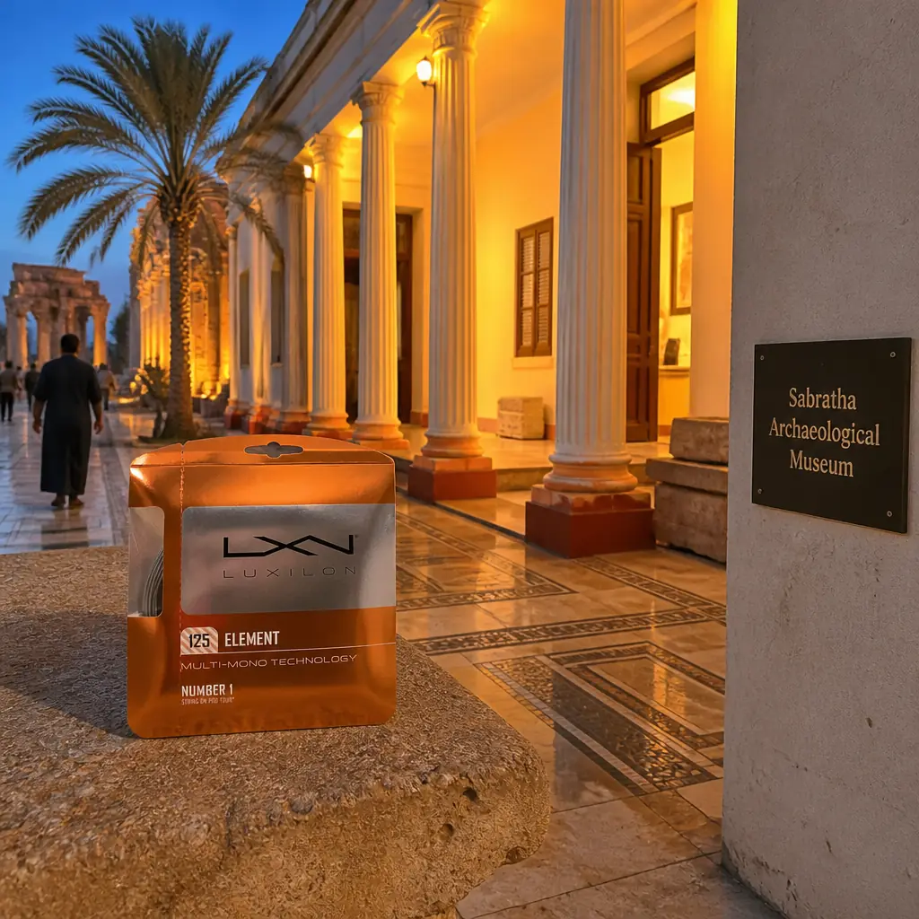 cardio tennis lessons Downtown Fort Lauderdale — Sabratha Archaeological Museum in Sabratha, A colonnaded Italian-era museum building within an archaeological park, housing vivid Roman mosaics and statues, palms and ruins visible beyond its doors