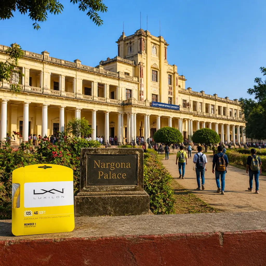 cardio tennis lessons Edgewood — Nargona Palace in Darbhanga, A vast flat-roofed early modern palace with long colonnaded wings and restrained art-deco lines, set on open lawns now used as a university campus