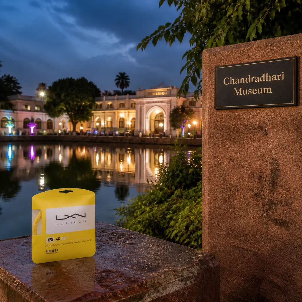 cardio tennis lessons Edgewood — Chandradhari Museum in Darbhanga, A modest lakeside museum building with galleries of Mithila paintings, bronzes, and manuscripts, facing a large urban pond fringed with trees