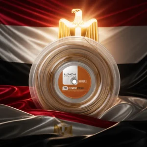 cardio tennis lessons Flagler Village — the Luxilon Element Rough 16g Tennis String Reel combined with the national flag of Egypt