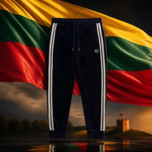 cardio tennis lessons Melrose Manors — the Sergio Tacchini Damarindo Men's Track Pants combined with the national flag of Lithuania