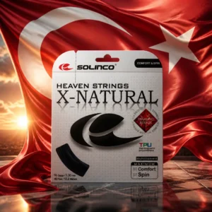 cardio tennis lessons Riverland — the Solinco Heaven Strings X-Natural 16g Tennis String Set combined with the national flag of Turkey