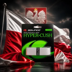 cardio tennis lessons Sailboat Bend — the Solinco Hyper-Cush Tennis Replacement Grip combined with the national flag of Poland