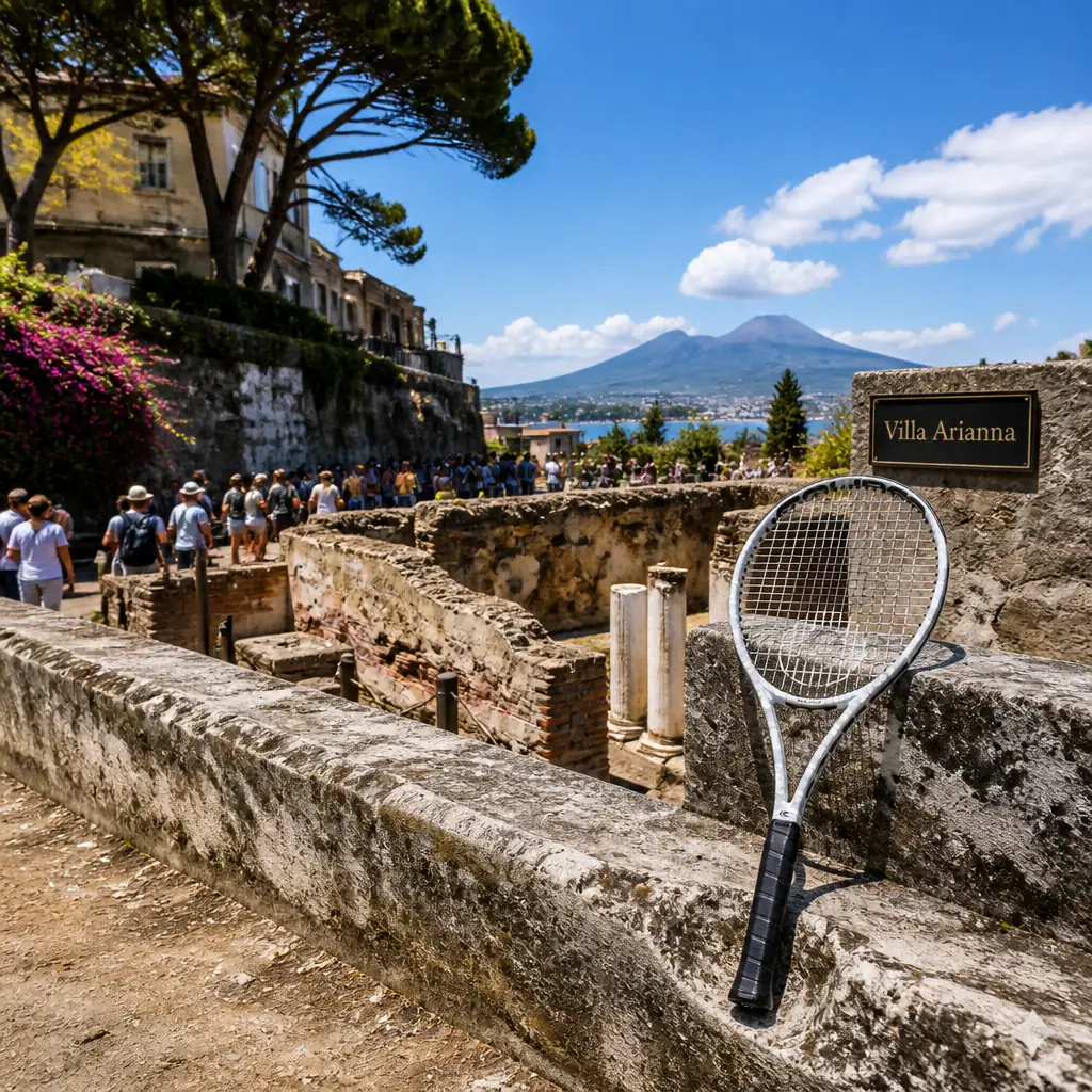 cardio tennis lessons Seven Isles — Villa Arianna in Castellammare di Stabia, A sprawling excavated Roman villa on the edge of the Varano ridge, with delicate mythological frescoes on pastel walls, tunnels from old excavations, and views over the sea toward Vesuvius