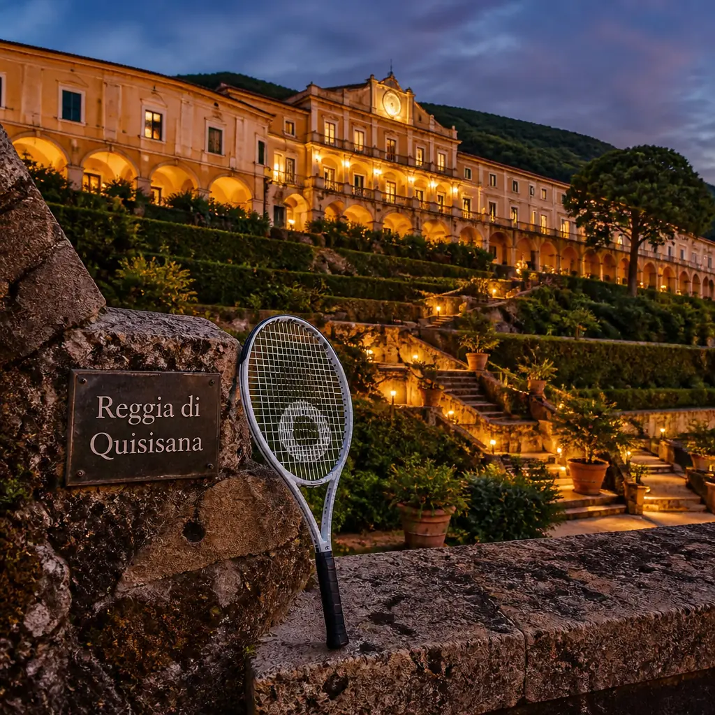 cardio tennis lessons Seven Isles — Reggia di Quisisana in Castellammare di Stabia, A long ochre-and-white Bourbon palace with arcaded wings and terraced gardens, set in chestnut woods on the hillside above Castellammare di Stabia