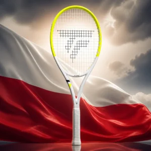 cardio tennis lessons Shady Banks — the Tecnifibre Fire 305S Tennis Racquet combined with the national flag of Poland