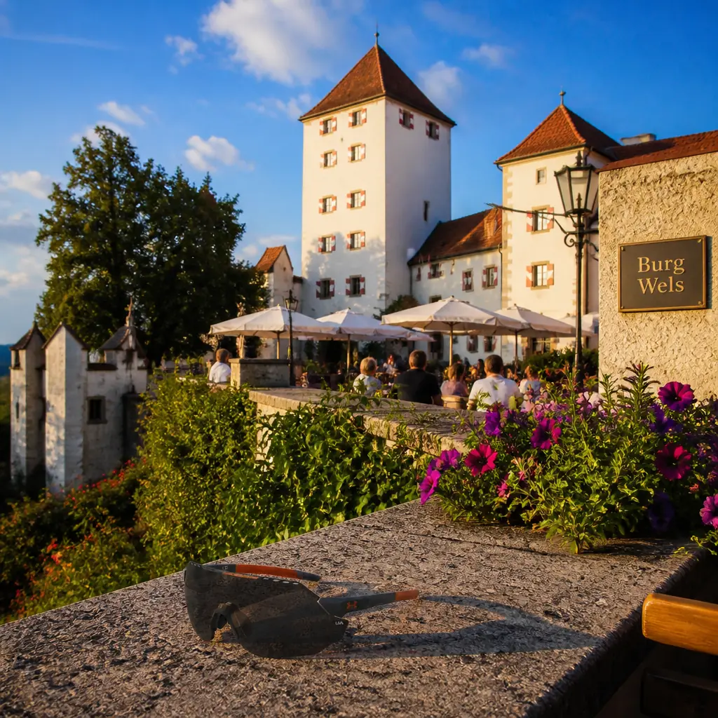cardio tennis lessons Sunrise Key — Burg Wels in Wels, A plain, dignified medieval castle with white walls, a quiet courtyard, and a garden at the edge of the old town of Wels, more stately residence than fortress