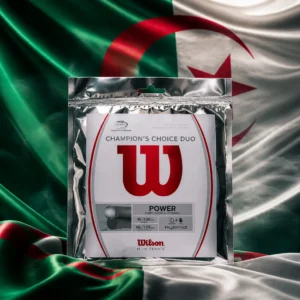 cardio tennis Melrose Manors — the Wilson Champion's Choice Hybrid 16g Tennis String Set combined with the national flag of Algeria
