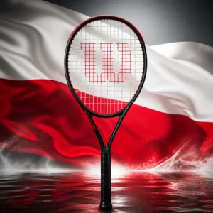 cardio tennis Melrose Park — the Wilson Clash 26 V3 Tennis Racquet combined with the national flag of Poland