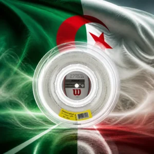 cardio tennis near me — the Wilson Synthetic Gut Power 16g Tennis String Reel combined with the national flag of Algeria
