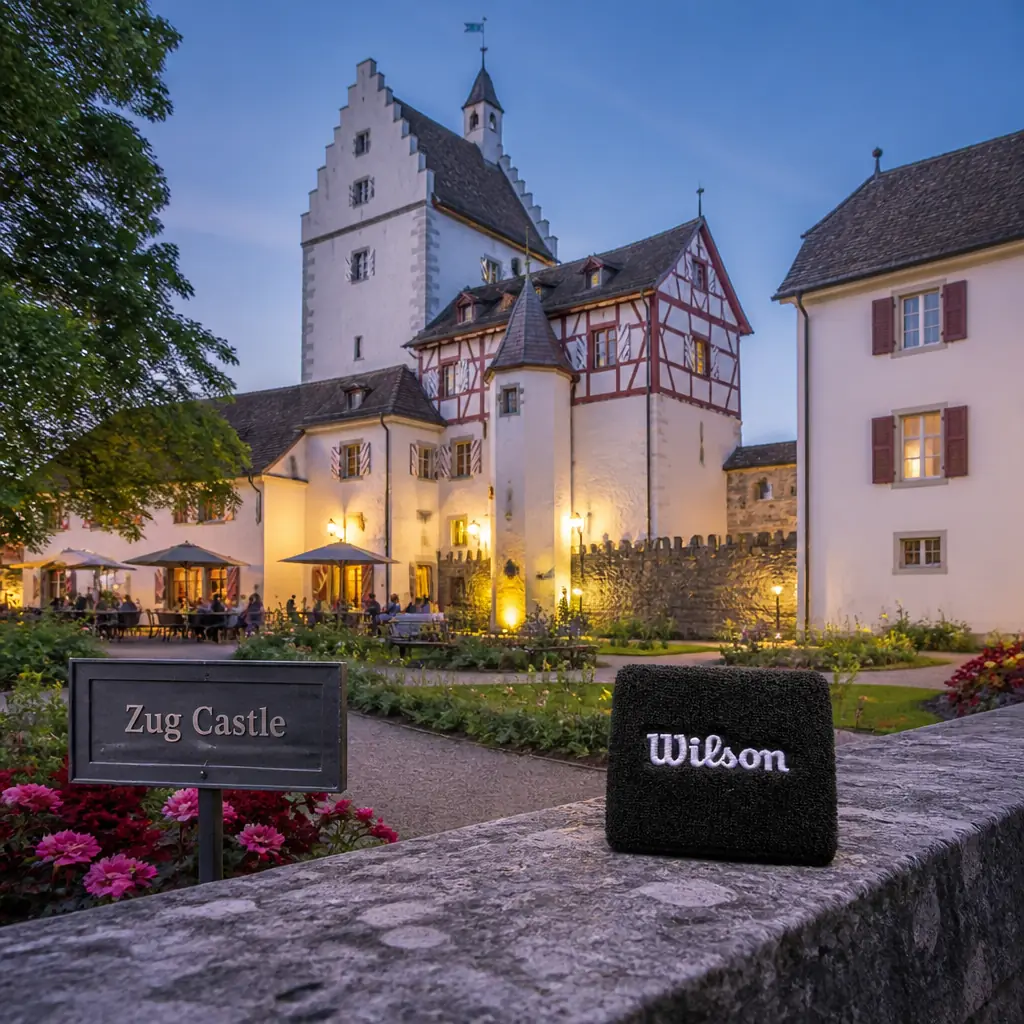 cardio tennis Poinsettia Heights — Zug Castle in Zug, A compact medieval castle in Zug with whitewashed walls, a steep-roofed keep, and half-timbered upper stories, ringed by a small garden within the old town