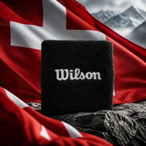 cardio tennis Poinsettia Heights — the Wilson Terry Cuff Wristband combined with the national flag of Switzerland