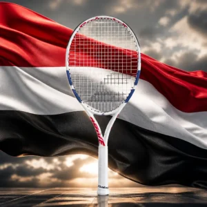 cardio tennis Tarpon River — the Babolat Boost Strike 4th Gen Tennis Racquet combined with the national flag of Yemen