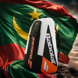 cardio tennis workout Coral Ridge — the Babolat Pure Strike 4th Gen Tennis Bag (8 Racquet) combined with the national flag of Mauritania
