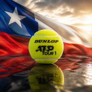 cardio tennis workout Lazy Lake — the Dunlop ATP Tour Tennis Ball Can combined with the national flag of Chile
