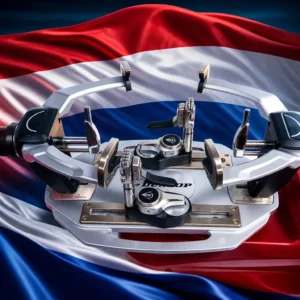 cardio tennis workout Rio Vista — the Dunlop Diablo Gripper Tennis Stringing Machine combined with the national flag of Netherlands