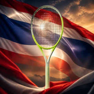 cardio training — the Head Auxetic 2.0 Extreme Team Tennis Racquet combined with the national flag of Thailand