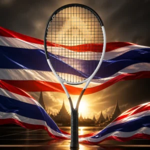 cardio workouts Fort Lauderdale — the Head Auxetic 2.0 Speed 26 Junior Tennis Racquet combined with the national flag of Thailand