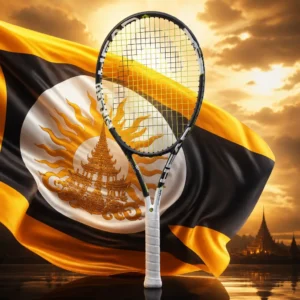 cardiovascular camp Fort Lauderdale — the Head Graphene XT Speed MP Tennis Racquet combined with the national flag of Thonburi Kingdom