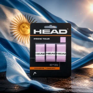 cardiovascular class — the Head Prime Tour Tennis Overgrip 3-Pack combined with the national flag of Argentina